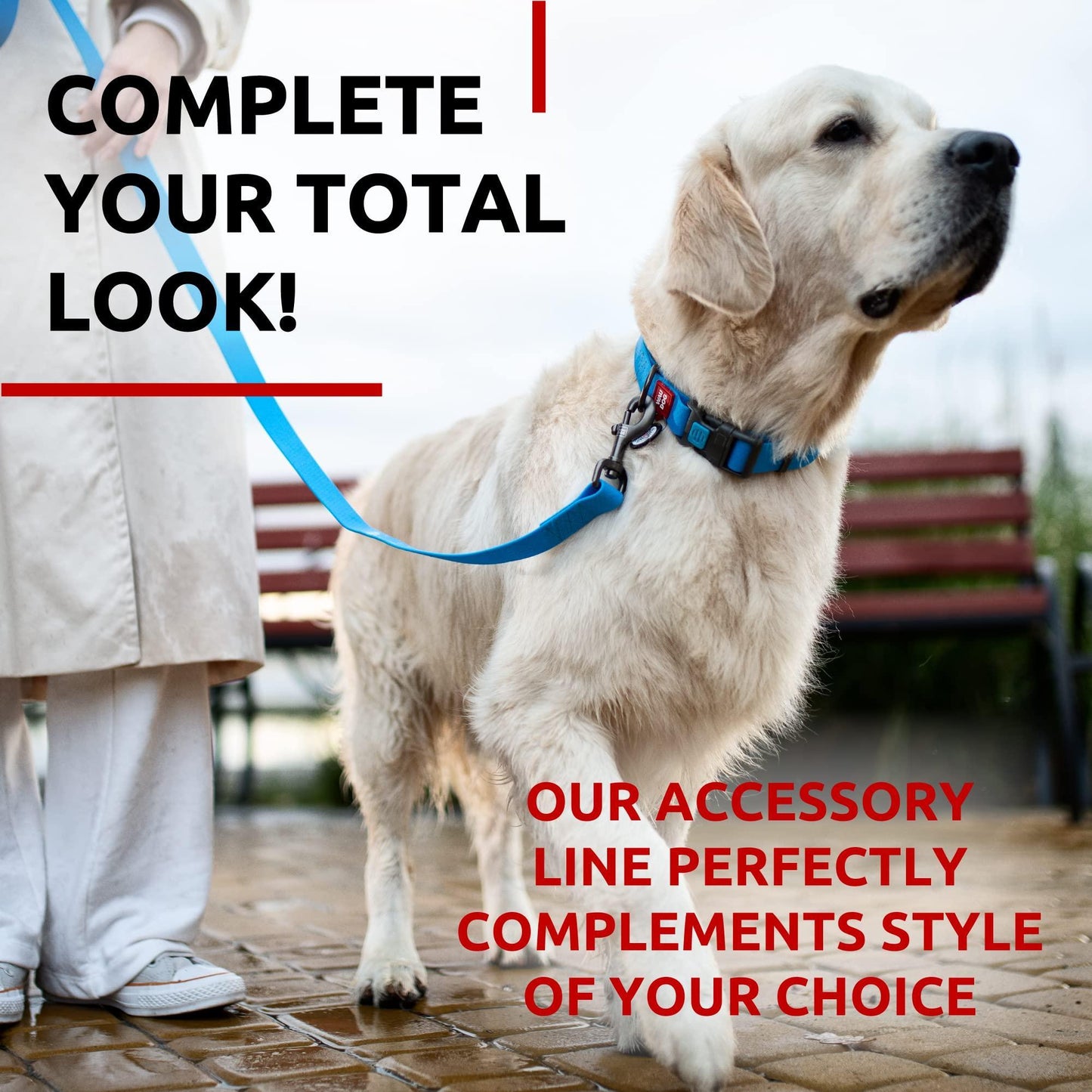 Waterproof Dog Leash 4 Ft   6 Ft   Anti Slip Dog Leash for Large Dogs Small and For Pet With Love