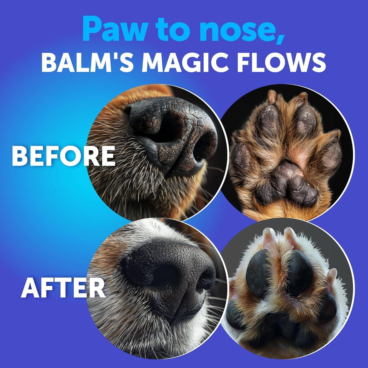 Artullano Dog Paw Balm Protects from Cracks & Wounds 2.1 Oz For Pet With Love