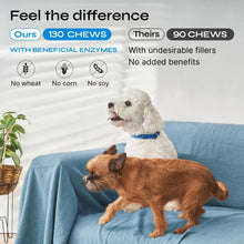 Load image into Gallery viewer, VETRICA Probiotic Digestive and Gut Health Immune System Support Supplement Chews for Dogs. Diarrhea and Bowel Support Supplement.  Made in USA. 130 Chews.
