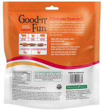 Load image into Gallery viewer, Healthy Hide Good&#39;n&#39; Fun Triple Flavor Kabobs Chicken, Duck and Chicken Liver Dog Treats
