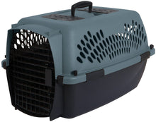 Load image into Gallery viewer, Aspen Pet Porter Heavy-Duty Pet Carrier Storm Gray and Black
