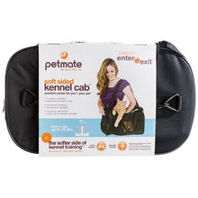 Load image into Gallery viewer, Petmate Soft Sided Kennel Cab Pet Carrier Black
