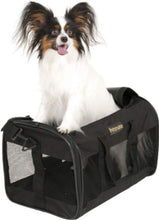 Load image into Gallery viewer, Petmate Soft Sided Kennel Cab Pet Carrier Black
