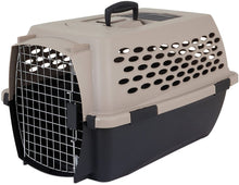 Load image into Gallery viewer, Petmate Vari Kennel Pet Carrier Taupe and Black
