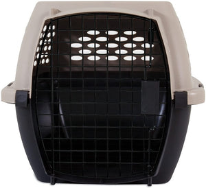 Petmate Vari Kennel Pet Carrier Taupe and Black