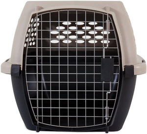 Petmate Vari Kennel Pet Carrier Taupe and Black