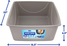 Load image into Gallery viewer, Petmate Cat Litter Pan Gray
