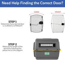 Load image into Gallery viewer, Petmate Compass Kennel Replacement Door Silver
