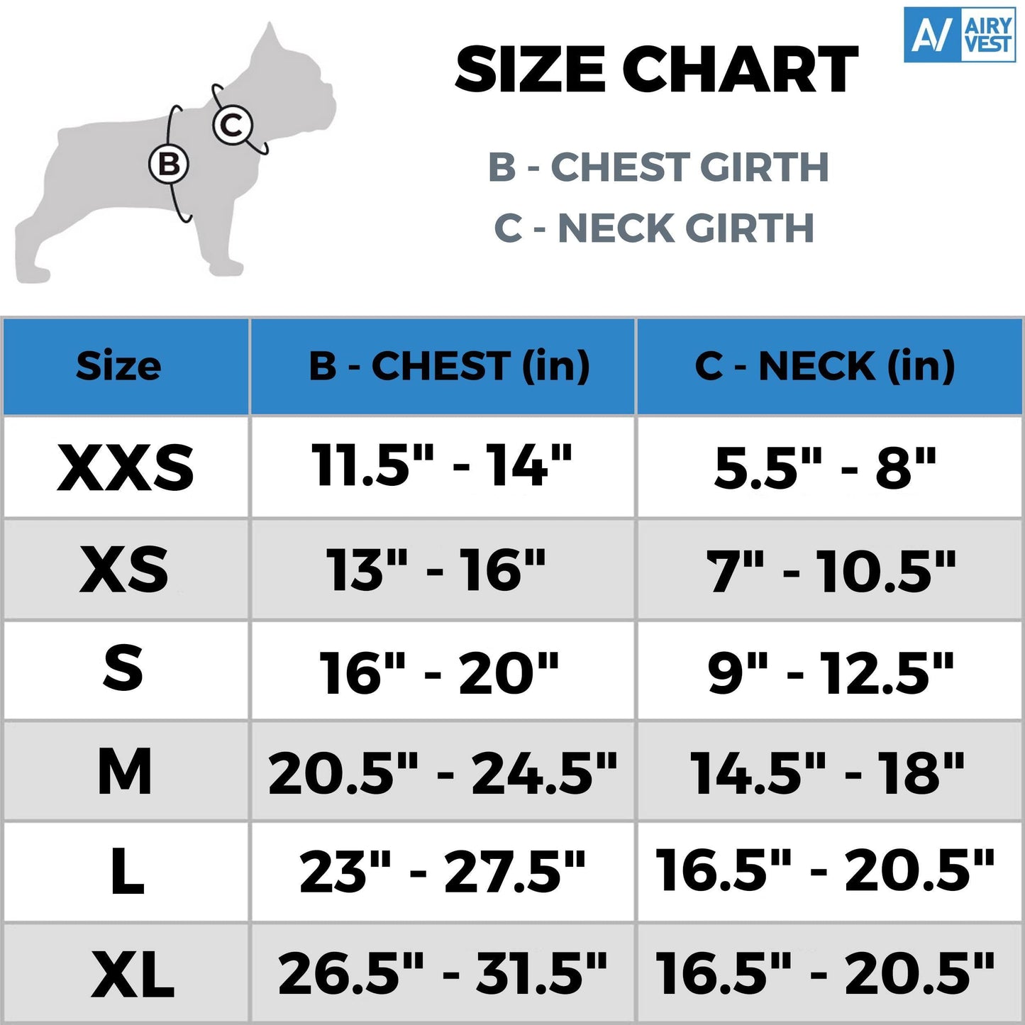 AiryVest Waterproof Dog Winter Coat for Cold Weather.  Snow Dog Puffer Vest. BLUE. X-LARGE For Pet With Love