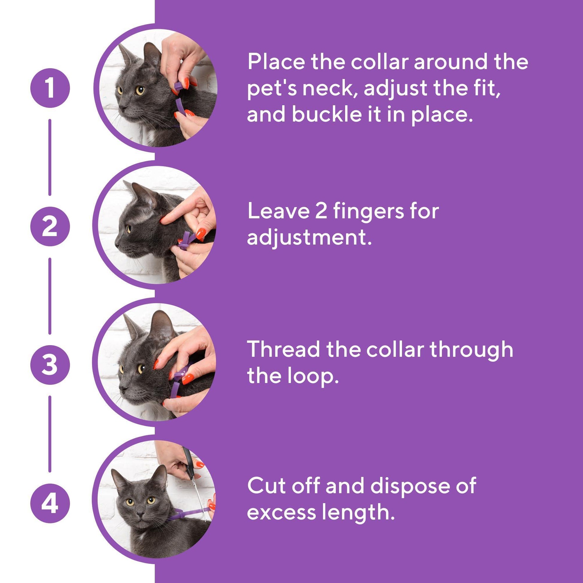 Beloved Pets RELAXIV Cat Calming Stress Relief Collar For Pet With Love
