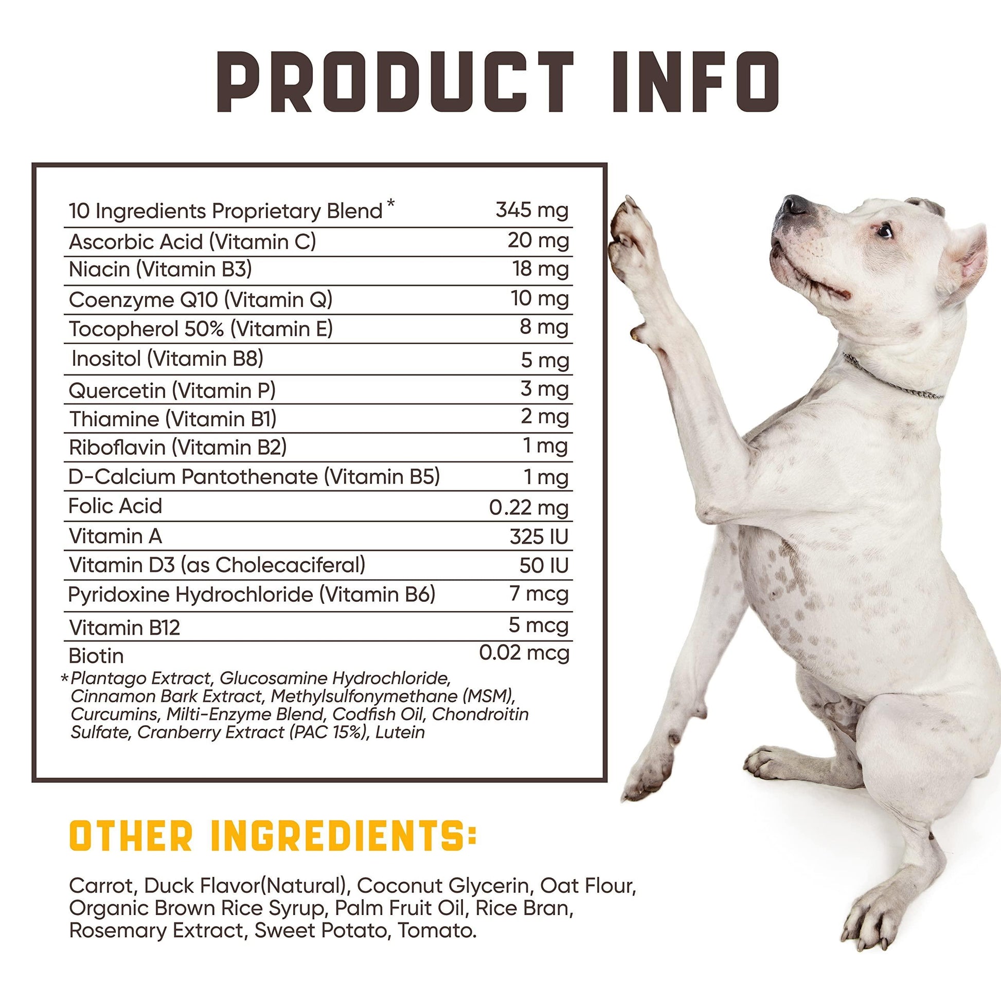 Kinpur Pet Care Dog Multivitamin Supplements Immunity, Digestion, Joint and Heart Health Support 180 Chews For Pet With Love