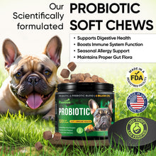 Load image into Gallery viewer, Probiotics Treats for Dogs - Digestive Enzymes - Gut Flora Digestive Health Immune Support
