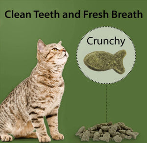 Emerald Pet Feline Dental Treats Catnip Flavor