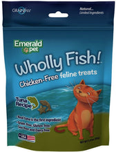 Load image into Gallery viewer, Emerald Pet Wholly Fish! Cat Treats Tuna Recipe
