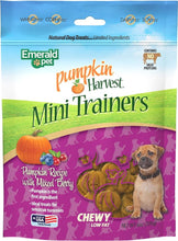 Load image into Gallery viewer, Emerald Pet Pumpkin Harvest Mini Trainers with Mixed Berries Chewy Dog Treats
