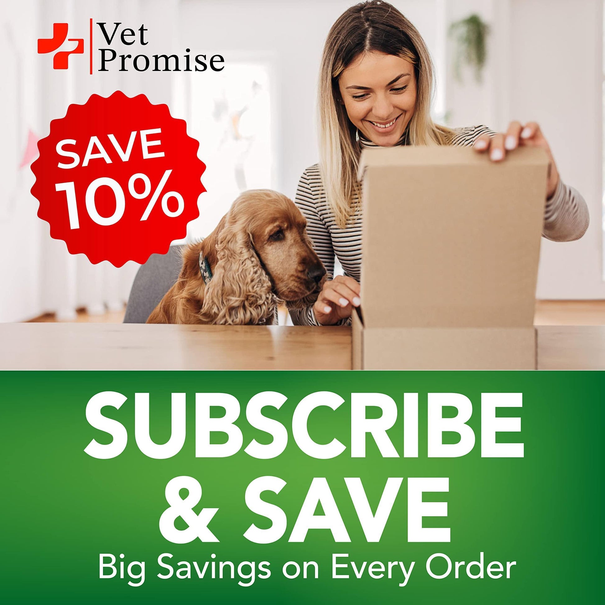 Vet Promise All Natural Flea and Tick Prevention Treatment for Dogs. 120 Chews. Chicken Flavor For Pet With Love