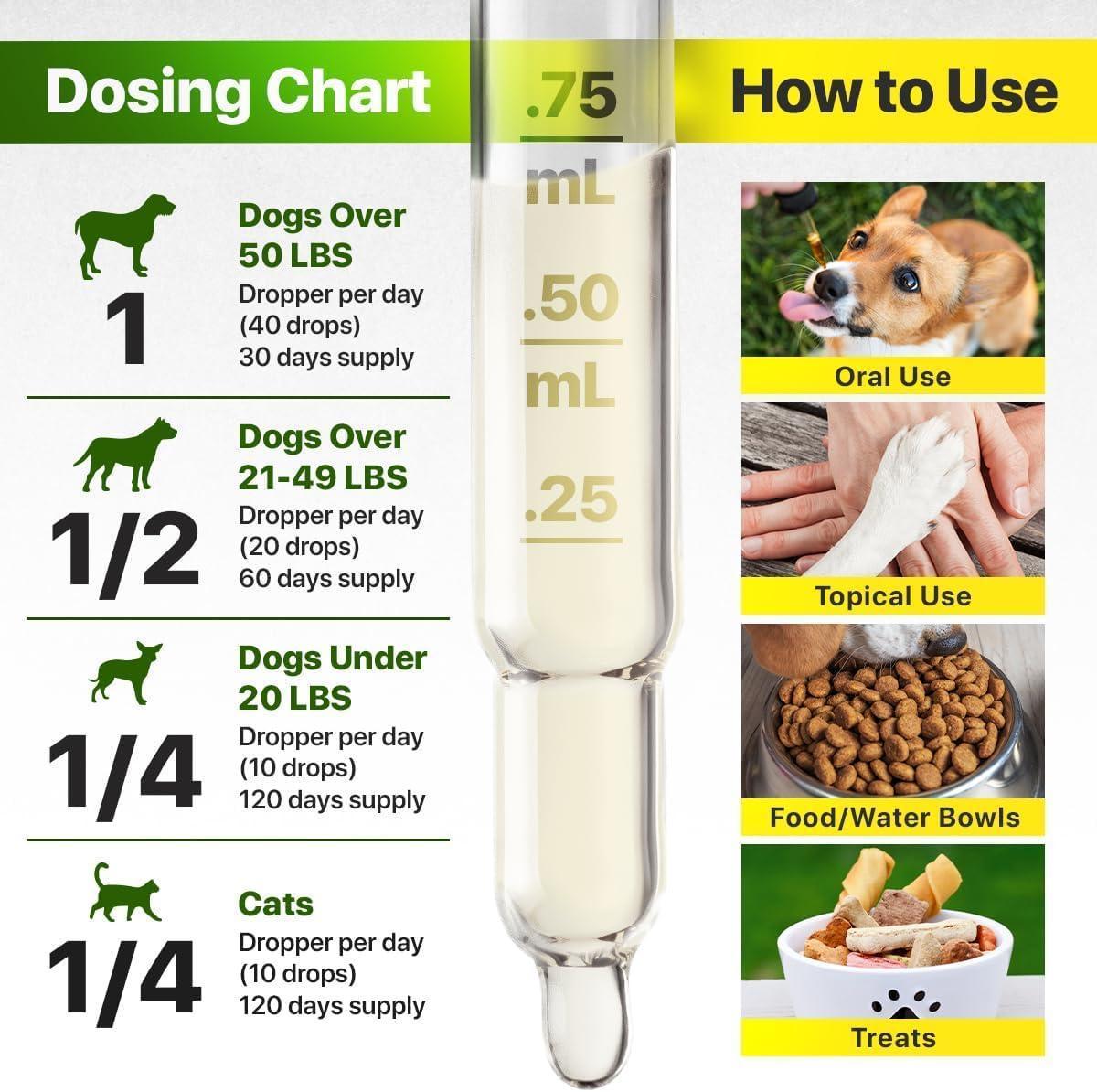 Charlie & Buddy Pet Hemp Oil for Dogs and Cats. Rich in Vitamins B and E. Pet Fish & Hemp Oil for Anxiety and Stress Relief For Pet With Love