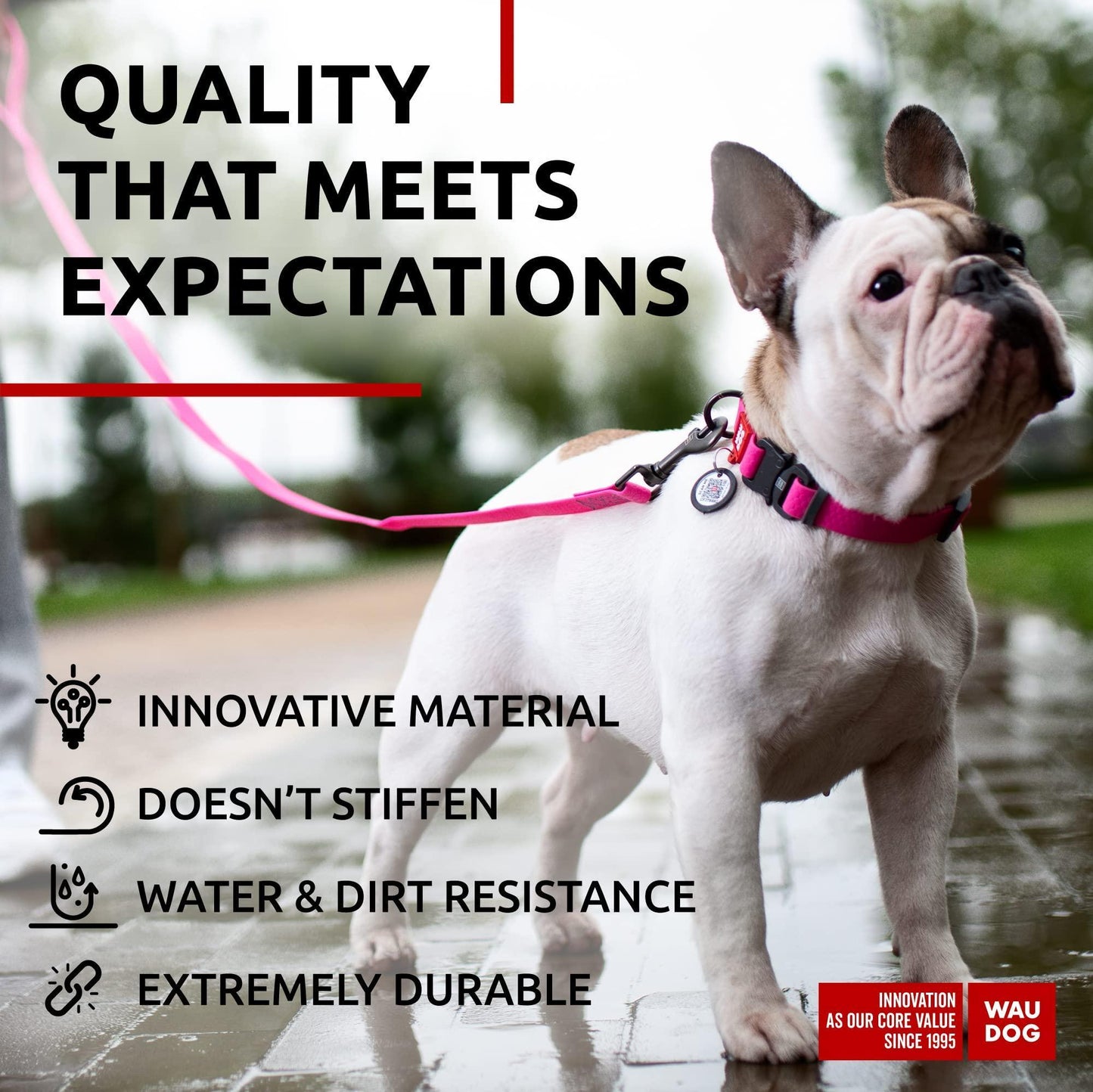 Waterproof Dog Leash 4 Ft   6 Ft   Anti Slip Dog Leash for Large Dogs Small and For Pet With Love