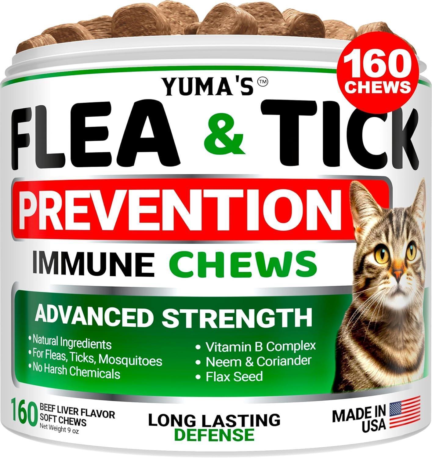 YUMA'S Flea and Tick Chews for Cats For Pet With Love