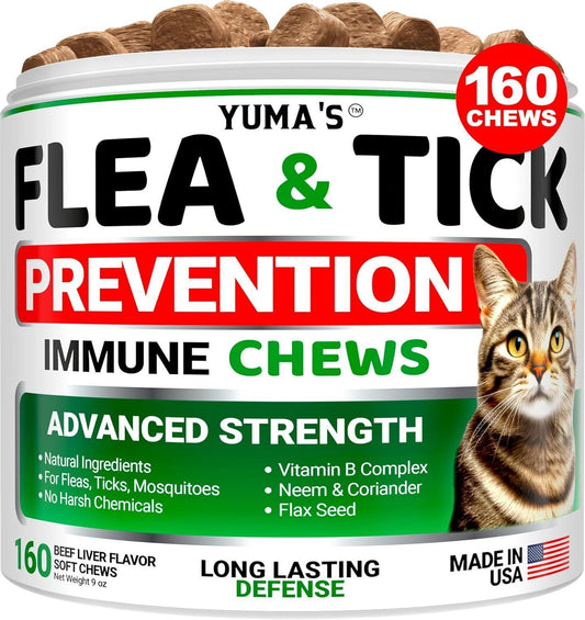 YUMA'S Flea and Tick Chews for Cats For Pet With Love