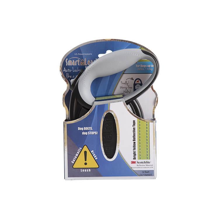 Pet Product Innovations Smart Retractable Leash S – Blue, 12ft, Up to 22lbs / 10kg, with Safety Features for Every Walk For Pet With Love