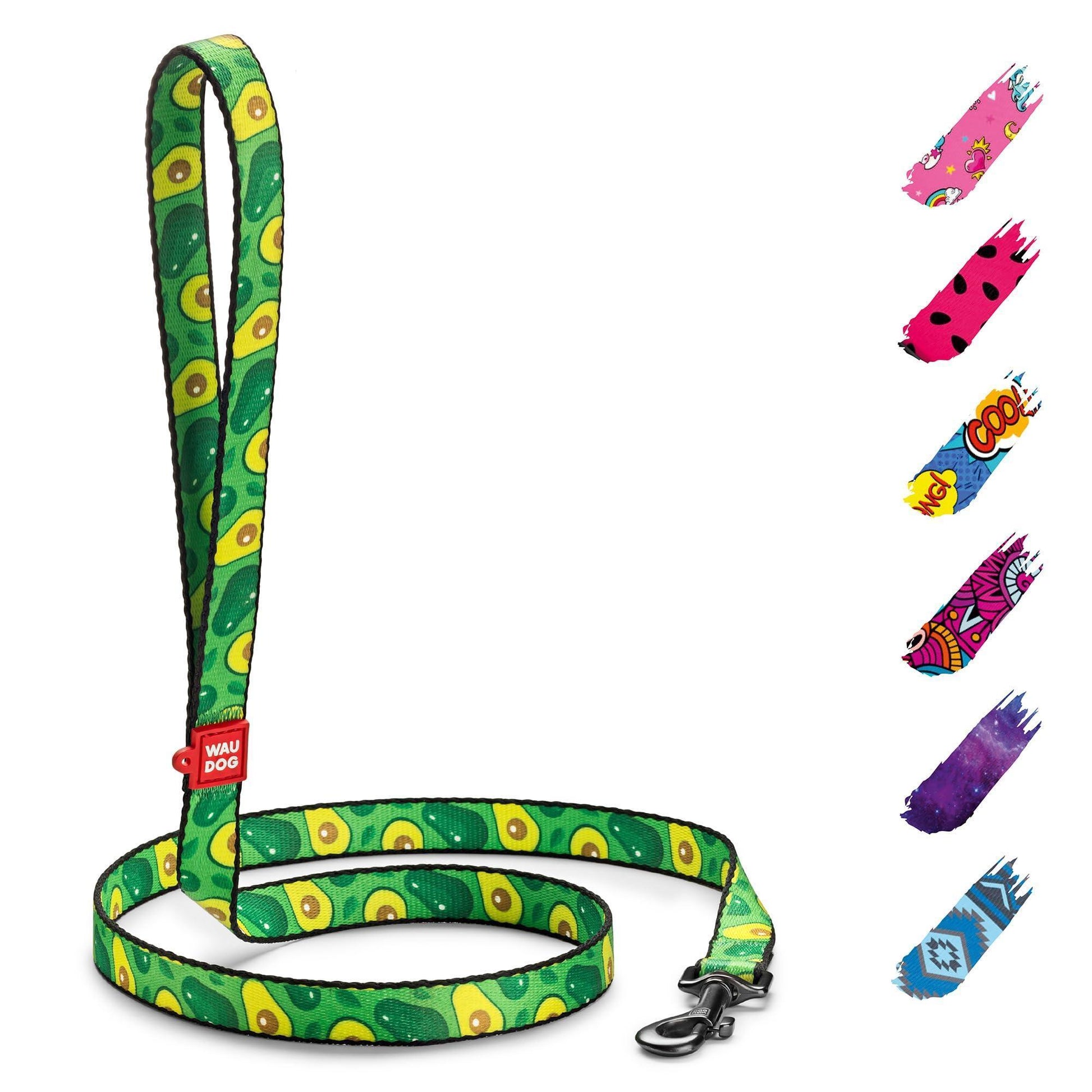 WAUDOG Nylon Dog Leash for Small Dogs and Medium Dogs 4 Ft   Strong Dog Leash For Pet With Love