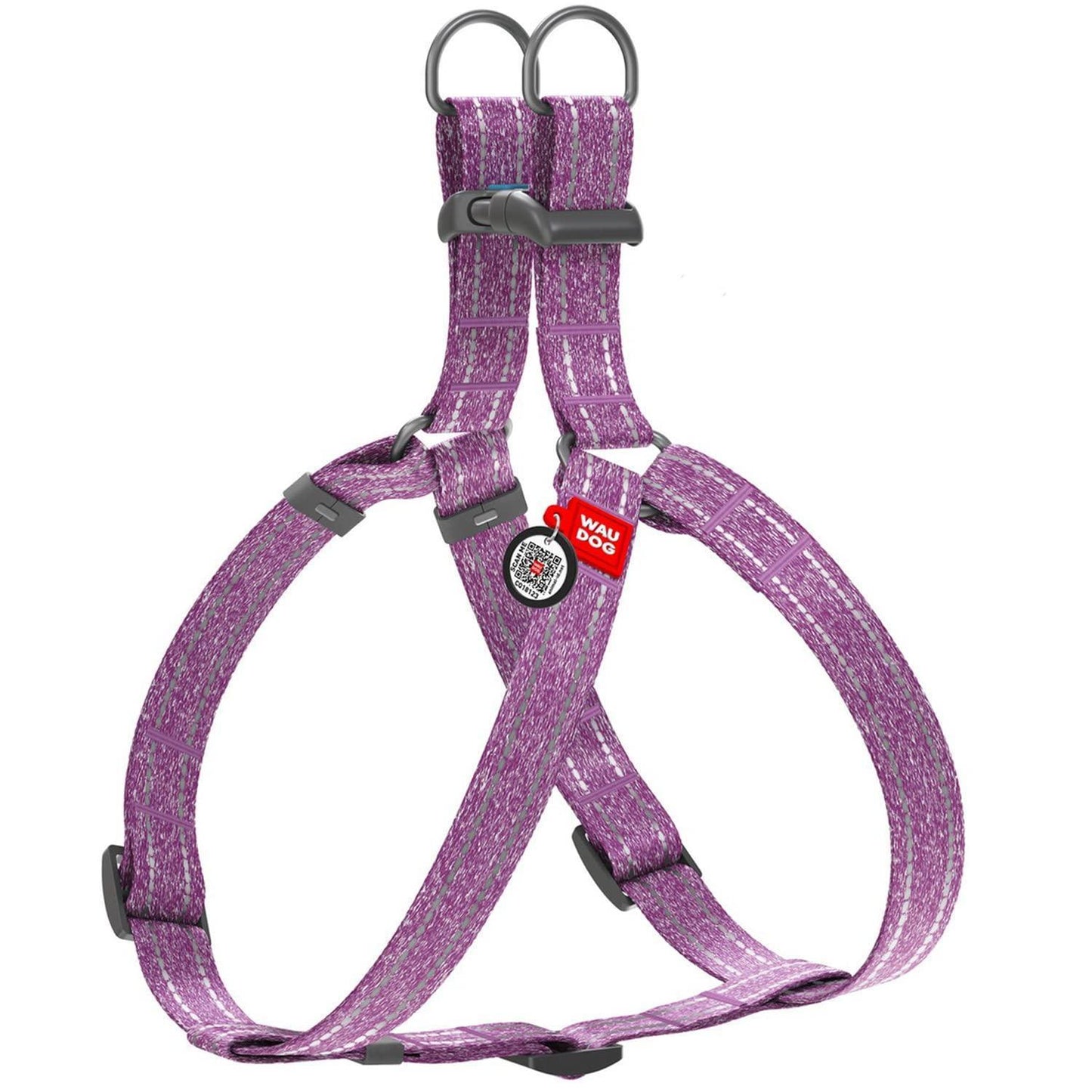 WAUDOG Re Cotton Dog Harness Eco Friendly Dog Harness for Small Dogs Medium & For Pet With Love