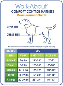 Four Paws Comfort Control Harness Black