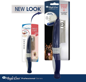 Magic Coat Rotating Pin Comb Removes Tangles and Mats