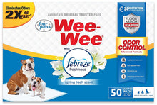 Load image into Gallery viewer, Four Paws Wee Wee Odor Control Pads with Fabreze Freshness
