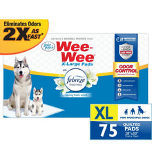 Load image into Gallery viewer, Four Paws Wee Wee Odor Control Pads with Fabreze Freshness X-Large
