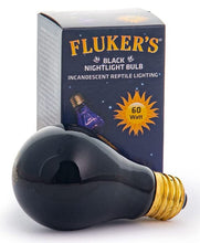 Load image into Gallery viewer, Flukers Black Nightlight Bulb Incandescent Reptile Light
