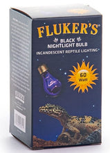 Load image into Gallery viewer, Flukers Black Nightlight Bulb Incandescent Reptile Light
