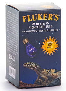 Flukers Black Nightlight Bulb Incandescent Reptile Light