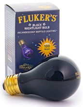 Load image into Gallery viewer, Flukers Black Nightlight Bulb Incandescent Reptile Light
