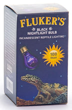 Load image into Gallery viewer, Flukers Black Nightlight Bulb Incandescent Reptile Light
