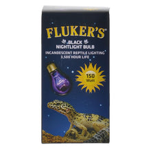 Load image into Gallery viewer, Flukers Black Nightlight Bulb Incandescent Reptile Light
