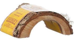 Flukers Critter Cavern Corner Half-Log for Reptiles and Small Animals