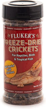 Load image into Gallery viewer, Flukers Freeze-Dried Crickets Gut Loaded with Calcium for Reptiles, Birds and Tropical Fish
