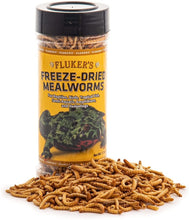 Load image into Gallery viewer, Flukers Freeze-Dried Mealworms for Reptiles, Birds, Tropical Fish, Amphibians and Hedgehogs
