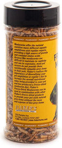 Flukers Freeze-Dried Mealworms for Reptiles, Birds, Tropical Fish, Amphibians and Hedgehogs