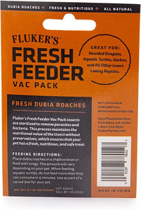 Flukers Dubia Roach Fresh Feeder Vac Pack