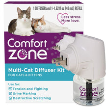 Load image into Gallery viewer, Comfort Zone Multi-Cat Diffuser Kit For Cats and Kittens
