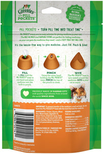 Greenies Feline Pill Pockets Cat Treats Chicken Flavor