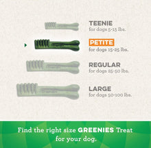 Load image into Gallery viewer, Greenies Petite Dental Dog Treats
