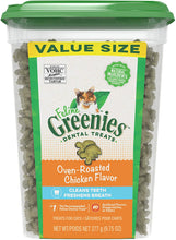 Load image into Gallery viewer, Greenies Feline Natural Dental Treats Oven Roasted Chicken Flavor
