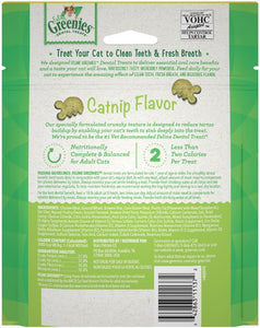 Greenies Feline Natural Dental Treats Catnip Flavor