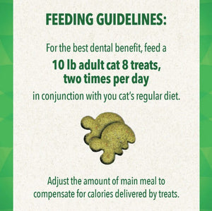 Greenies Feline Natural Dental Treats Succulent Shrimp Flavor