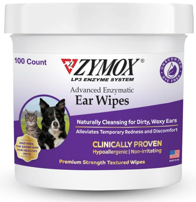 Zymox Advanced Enzymatic Ear Wipes