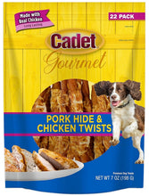 Load image into Gallery viewer, Cadet Gourmet Pork Hide and Chicken Twists
